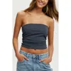 Cotton On All Day Tube Top In Blue Slate