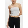 Cotton On All Day Tube Top In Grey Marle