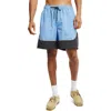 Cotton On Men's All Purpose Shorts In Soft Blue  Black Panel