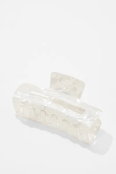 Cotton On Amber Hair Claw In White