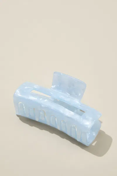 Cotton On Amber Hair Claw In Blue