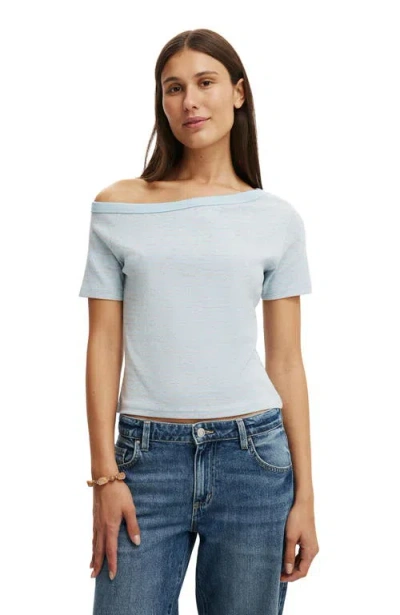 Cotton On Arlie Asymmetric Short Sleeve In Gray