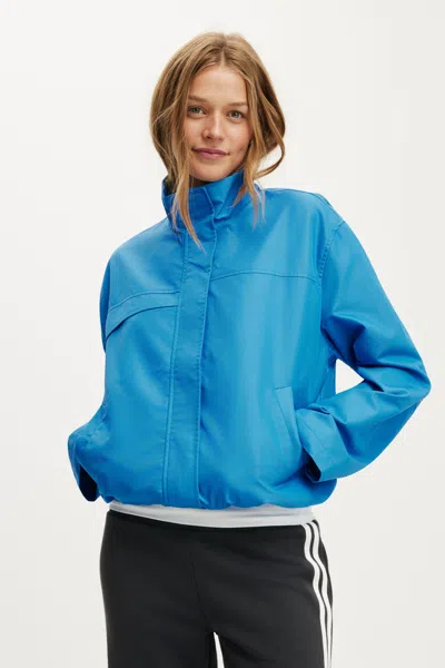 Cotton On Arlo Funnel Neck Jacket In Blue