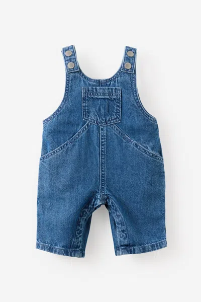 Cotton On Kids' Aspen Denim Overall In Blue