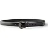 Cotton On Austin Belt In Black Burnished Silver