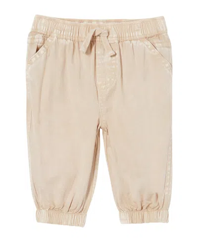 Cotton On Baby Boys And Baby Girls Jace Relaxed Pant In Beige