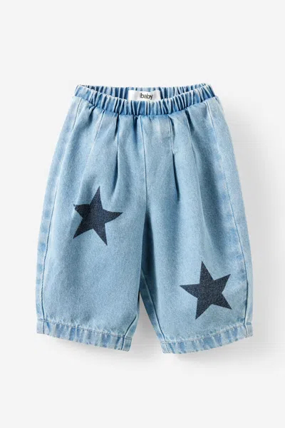 Cotton On Kids' Baby Denim Barrel Jean In Blue