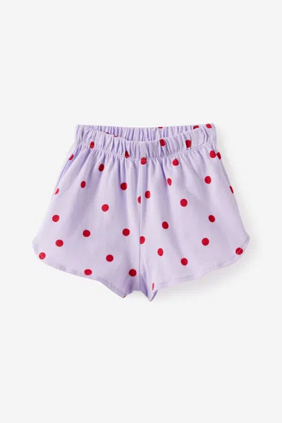 Cotton On Baby Essential Curved Hem Short In Purple
