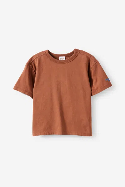 Cotton On Baby Essential Short Sleeve Graphic Tee In Brown