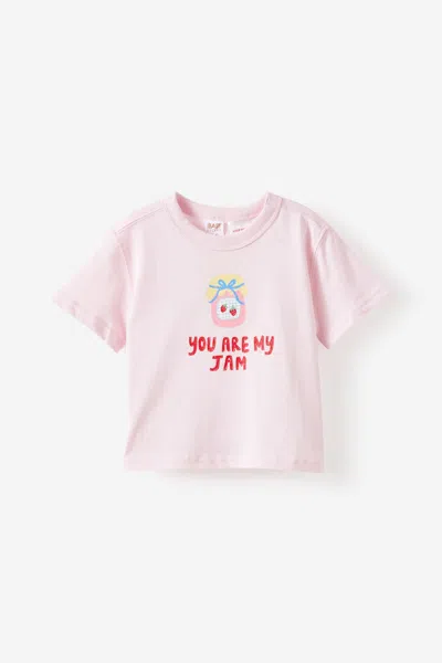 Cotton On Kids' Baby Essential Short Sleeve Graphic Tee In White