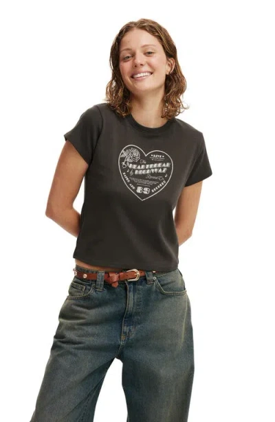 Cotton On Baby Graphic Tee In Heartbreak Highway Washed
