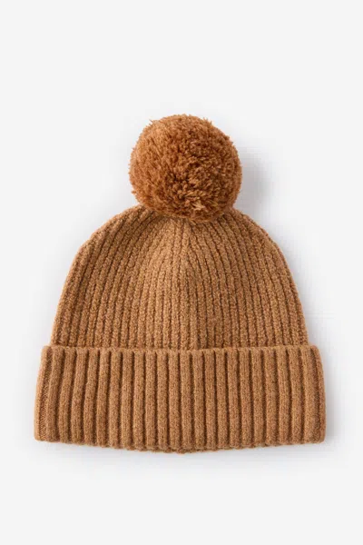 Cotton On Kids' Baby Organic Blend Knit Beanie In Brown