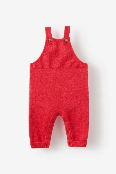 Cotton On Kids' Baby Organic Blend Knit Dungaree In White