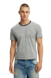 Cotton On Baby T-shirt In Gray Micro Stripe