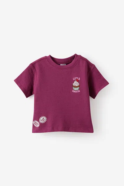 Cotton On Kids' Baby Textured Tee In Brown