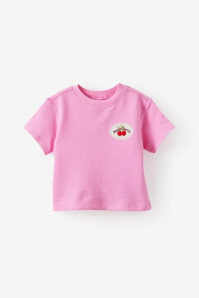 Cotton On Kids Baby Textured Tee In Pink