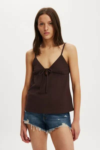 Cotton On Babydoll Cami In Brown