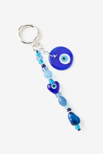 Cotton On Bag Charm In Large Beaded Evil Eye