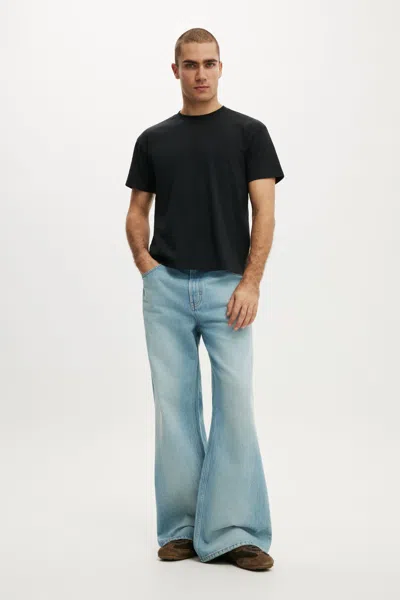 Cotton On Baggy Bootcut Jean In Cassette Blue