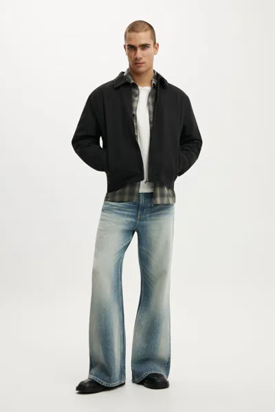 Cotton On Baggy Bootcut Jean In Desire Blue