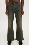 Cotton On Men's Baggy Bootcut Jean In Revolt Blue