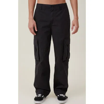 Cotton On Men's Parachute Super Baggy Pant In Black