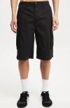 Cotton On Baggy Cargo Short In Black