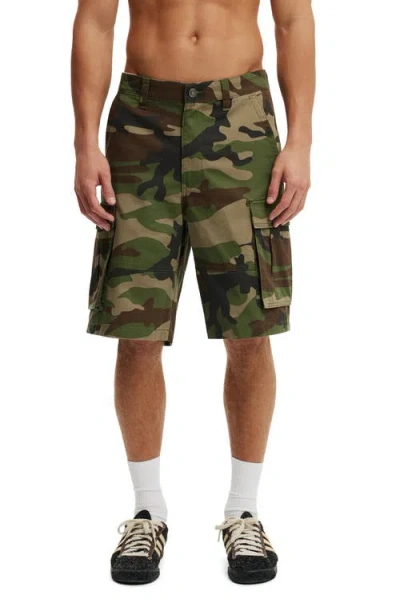 Cotton On Baggy Cargo Short In Green
