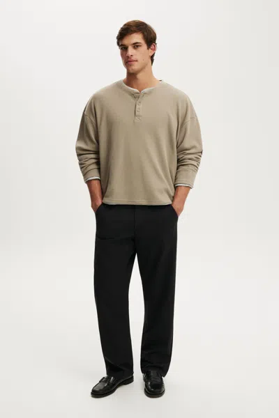 Cotton On Baggy Chino Pant In Black