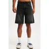 Cotton On Baggy Denim Short In Black