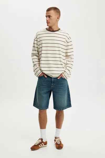 Cotton On Baggy Denim Short In White