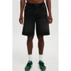 Cotton On Baggy Denim Short In Domino Black