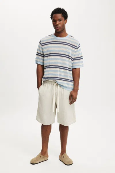 Cotton On Baggy Linen Short In White