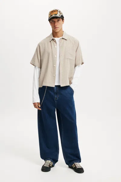 Cotton On Baggy Skater Jean In Crash Blue