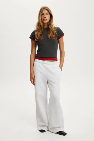 Cotton On Baggy Sweatpant In Light Grey Marle