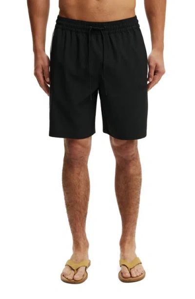 Cotton On Baggy Swim Short In Black Panel