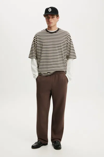 Cotton On Baggy Track Pant In Espresso
