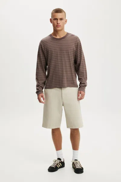 Cotton On Baggy Worker Short In Stone