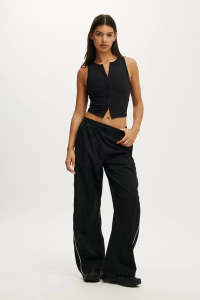Cotton On Baggy Woven Sweatpant In Black