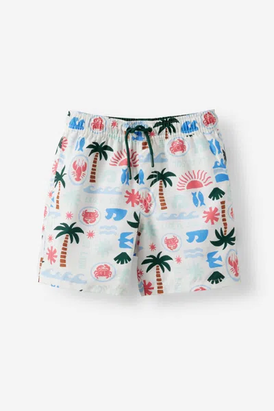 Cotton On Kids' Bailey Board Short In White