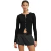 Cotton On Bailey Button Detail Cardi In Black