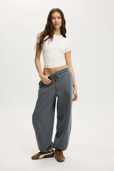 Cotton On Balloon Sweatpant In Washed Light Grey