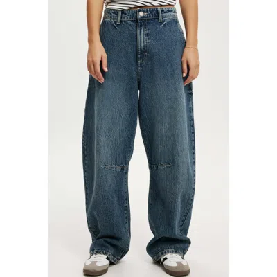 Cotton On Barrel Jean In Blue Dusk