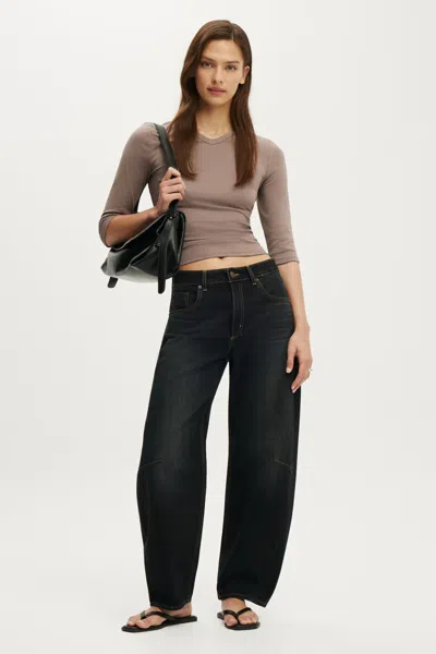 Cotton On Barrel Jean In Black