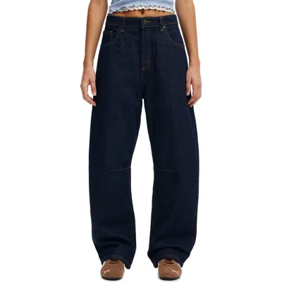 Cotton On Barrel Jean In Indigo