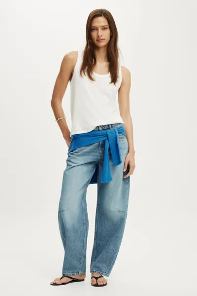 Cotton On Barrel Jean In Blue
