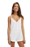 Cotton On Beach Romper In White