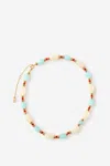 Cotton On Beaded Necklace In Multi