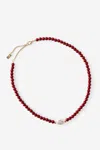 Cotton On Beaded Necklace In Multi