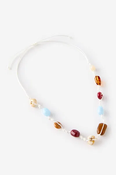 Cotton On Beaded Necklace In Multi